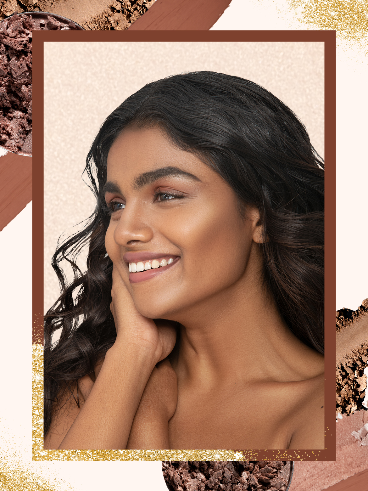 Bronze on sale makeup look